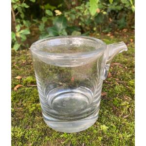 Glass Postilion Goblet, Travel Glass Or For The Sick - Early 19th Century Glassware