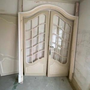 Double Louis XV Glass Door