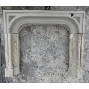 Gothic Stone Fireplace 