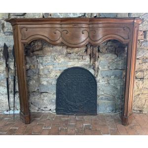 Curved Louis XV Fireplace 