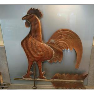 Copper Rooster Weather Vane