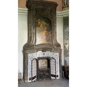 Baroque Fireplace With Trumeau 