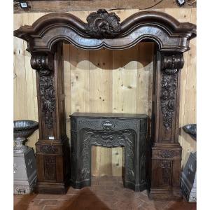 Louis XV Hunting Fireplace