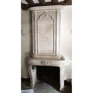 Louis XIV Mantel With Trumeau