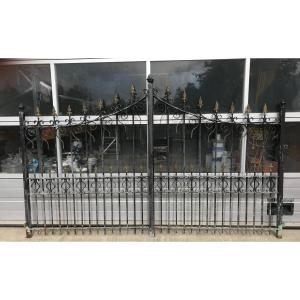 Wrought Iron Double Leaf Gate