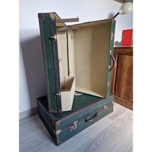  Paire De Malles De Voyage "innovation" Début XXe Siècle – Bagages Anciens Pair Of "innovation"