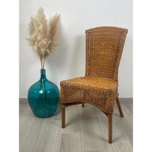 Vintage Rattan Lounge Chair (3 Pieces Available)