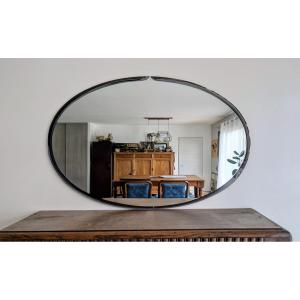 Vintage Wall Mirror By Metalvetro For Galvorame – Italy 1966, Mid-20th Century Design – 89x59cm
