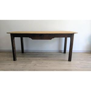 Large Late 19th - Early 20th Century French Farm Table -- 178 Cm