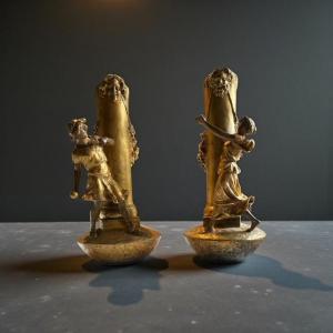 Pair Of Ceramic Vases