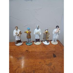 Bohemian Crystal Statuettes