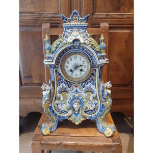 Gien Earthenware Clock
