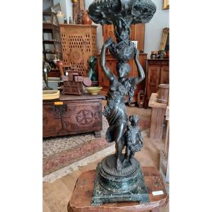 19th Century Bronze Garden Sculpture