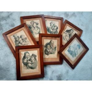 Louis Léopold Boilly (1761-1845) Rare Complete Series  