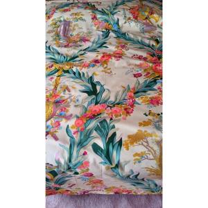Yardage Coupon Of Percale Fabric Of The Queen At The Château De Fontainebleau