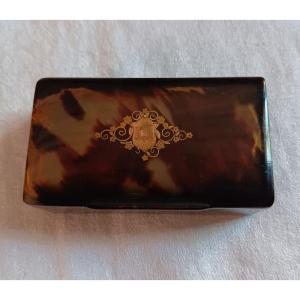 19th Century Tortoiseshell Snuffbox