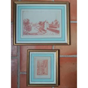 Two Red Chalk Drawings