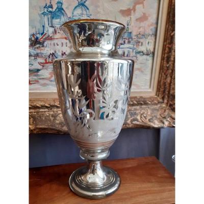 Quick Silver Coverd Vase