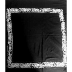 2 Antique Bobbin Lace Pillowcase Or Cushion Edges Never Used