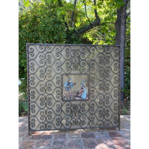 Large Fireplace Grate / Fire Screen
