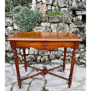 Table A Ecrire En acajou De Style Louis XIII Epoque XIX Eme Siecle