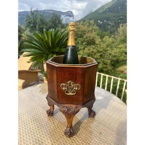 Magnificent 19th Century Mahogany Wine Cooler 