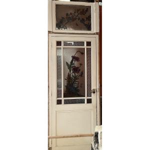 Door With Stained Glass Windows