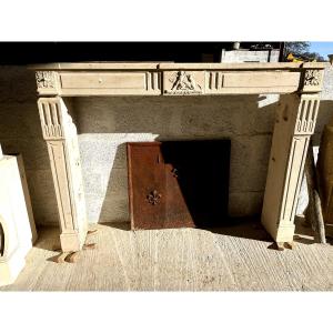 Louis XVI Style Fireplace, From Burgundy