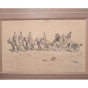 Drawing By Alphonse De Neuville