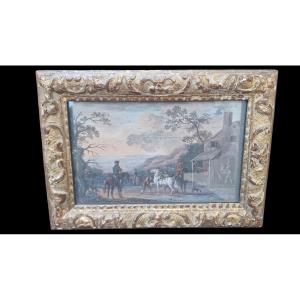 Pair Of 17th Century Gouaches