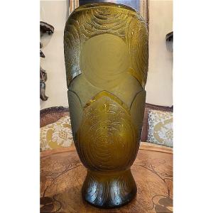 Large Montjoye Vase (legras)