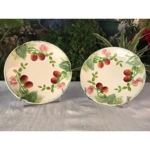 Pair Of "strawberry" Plates