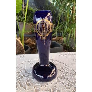 Blue Oven Vase 