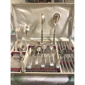 White Metal Cutlery Set 