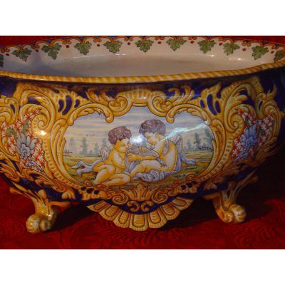 Faience Jardiniere From Nevers