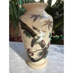 Beige Opaline Vase
