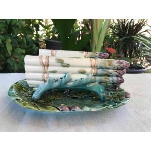 Plat  Et égouttoir A Asperges 