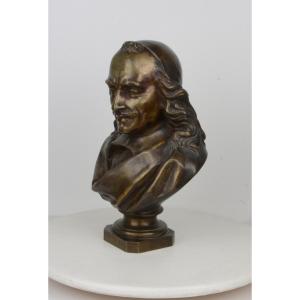 Bust Of Corneille - Désiré Marie 1825 - 1876