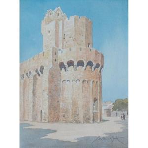 The Church Of Saintes Maries De La Mer - André Sptiz 1884-1977