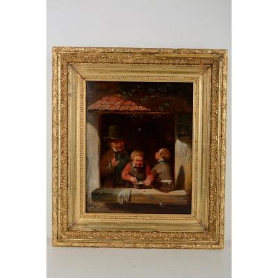 Soap Bubbles - Franciscus Melzer (antwerp 1808-1865)