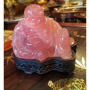 Rose Quartz Buddha China 