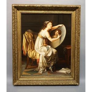 Important Oil On Canvas After Adèle Romany