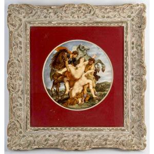 Sèvres Manufactory Porcelain Plaque Painted By Gaucher