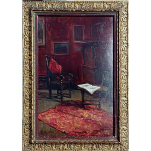 L. Marreglia : "louis XIII Interior With Tables"