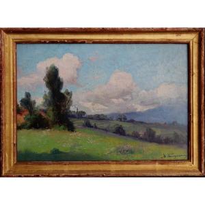 Adolphe Faugeron : "the Villette In Chambery 1912"