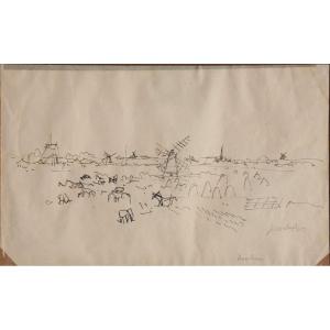 Cd9  Jean Dufy : “the Mills In Haarlem”