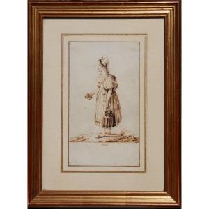 French School 1834 : “the Milkmaid”