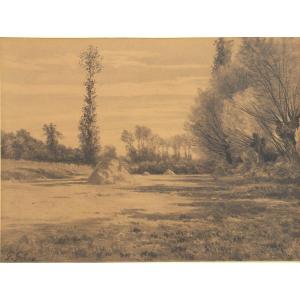 G. Gibou : “the Hedge Of The Wood”