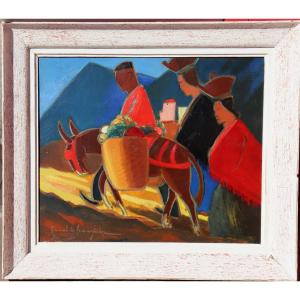 Bernard De Sommyevre : “basques With The Donkey”