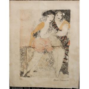 Marie Laurencin: Heliogravur E “the Two Friends”